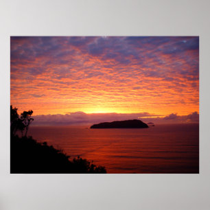 Nova Zelândia - posters do nascer do sol