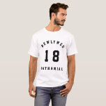 Novas 18 camisas de noiva e noivos<br><div class="desc">O perfeito e moderno presente de casamento/roupa para o casal feliz casado em 2018. Ideal roupa de lua de mel para mostrar seu novo status, marido e esposa, noiva e noiva, não namorado e namorada ou noivo e noiva. Um presente de aniversário ponderado. Mude o texto e o ano para...</div>