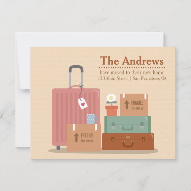 Novas Caixas e Suitcases Novos Anúncios em Casa (Frente)