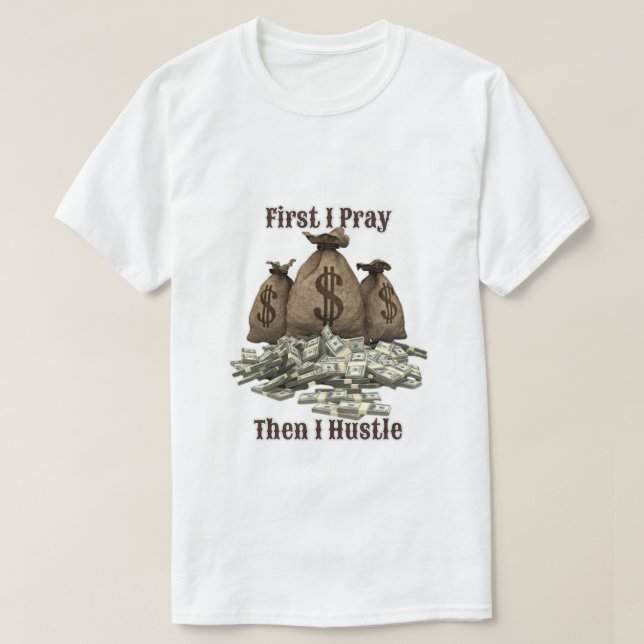 NOVAS CAMISAS T.R.K PRAY AND HUSTLE (Frente do Design)