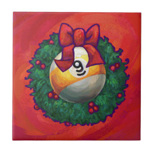 Nove Ball em Fúria de Natal em Vermelho