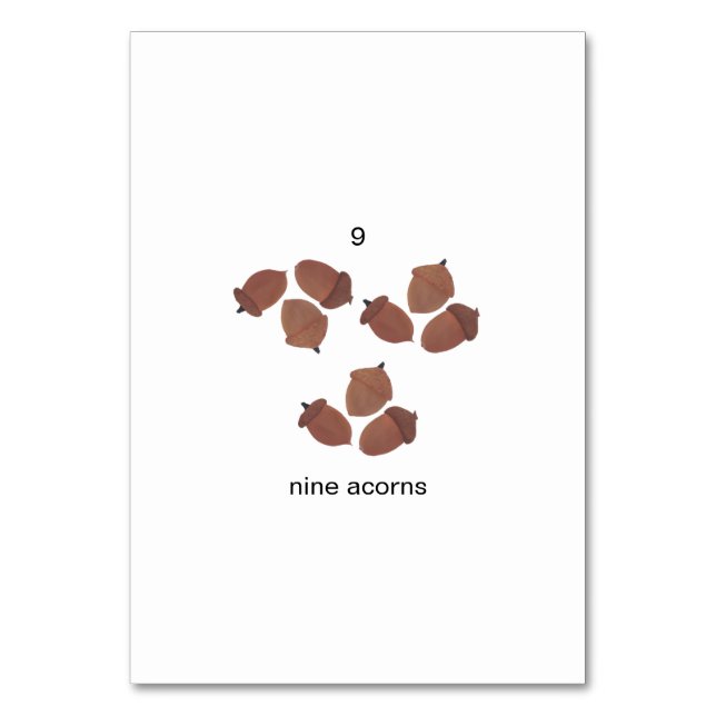 Nove bolotas, cartões de acesso personalizados (Verso)