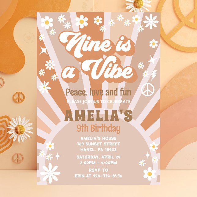 Nove é um convite de aniversário (Criador carregado)