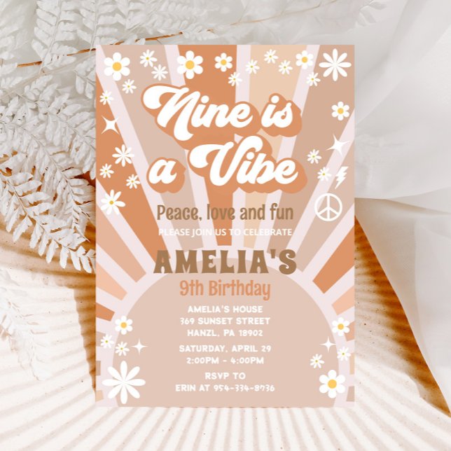 Nove é um convite de aniversário (Criador carregado)