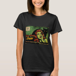 Nove Vidas de Medo – Edição Nº 1 Camiseta Retro de