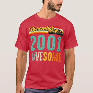 Novembro de 2001 Aniversário da Camisa Presente Vi