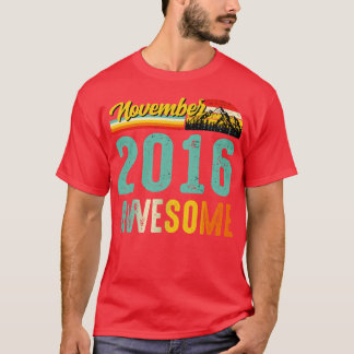 Novembro De 2016 Aniversário Da Camisa De Presente