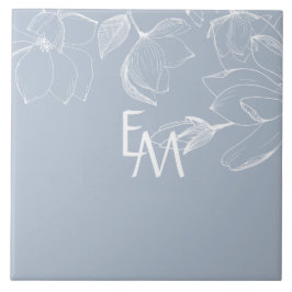 NOVEMBRO OFERECE DÚVIDAS Azul Magnolia MONOGRAM