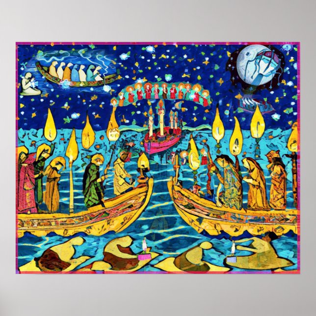 Novembro - Poster da Celebração do outono do Folk  (Frente)