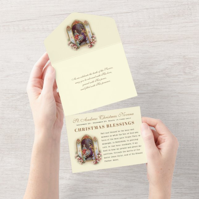Novena Religiosa Vintage (Aba destacável)