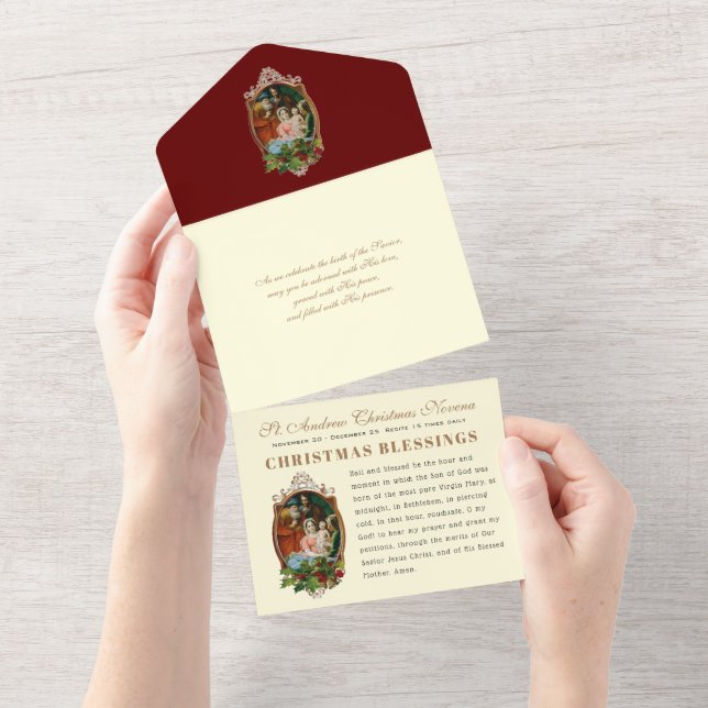 Novena Religiosa Vintage   (Aba destacável)