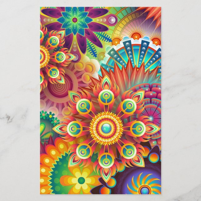 Novo Abstrato Colorido no Fundo (Frente)