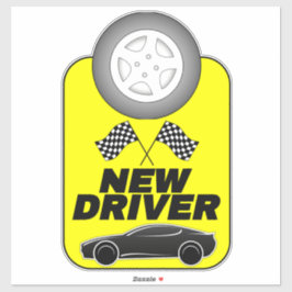 Novo adesivo de driver com melhor cuidado para car