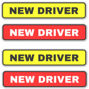 Novo adesivo de sinalização de driver (Alertar out