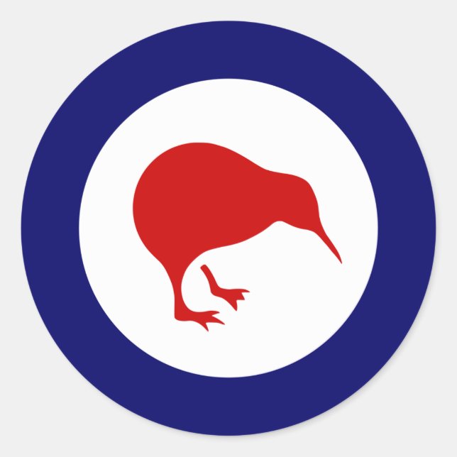novo adesivo militar de aviação militar zealand ki (Frente)