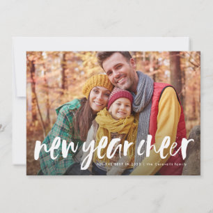 Novo ano de animação divertida e divertida cartão