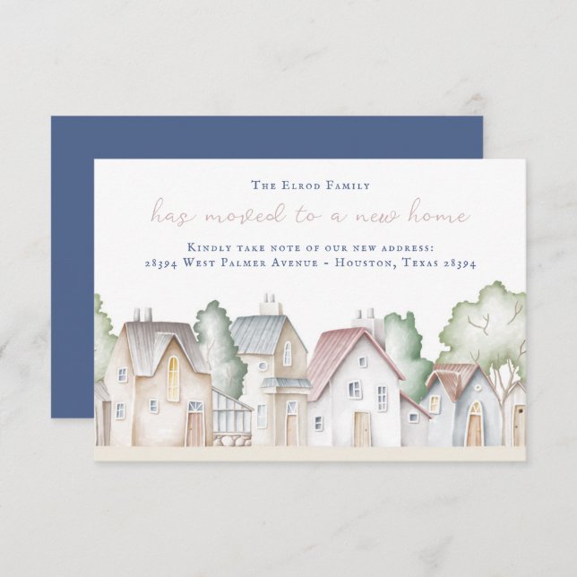 Novo Anúncio de Movimentação de Casa (Frente/Verso)