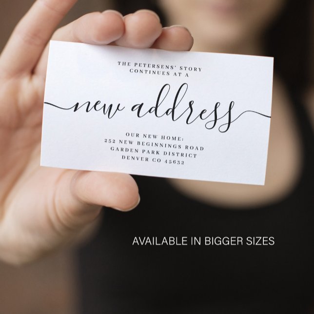 Novo anúncio de movimentação de script de endereço (Criador carregado)