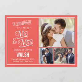 Novo anúncio de Mr. e Sra. Wedding - Coral