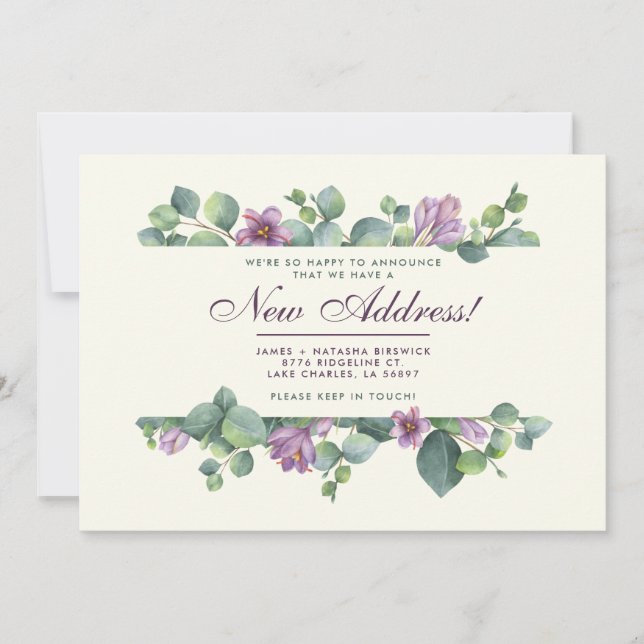 Novo Botânico doméstico, movemos o anúncio do Euca (Frente)