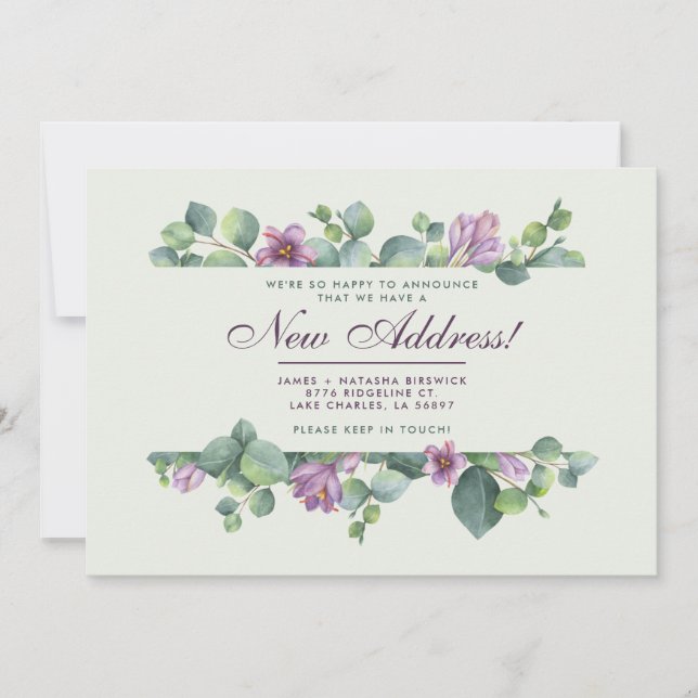 Novo Botânico doméstico, movemos o anúncio do Euca (Frente)