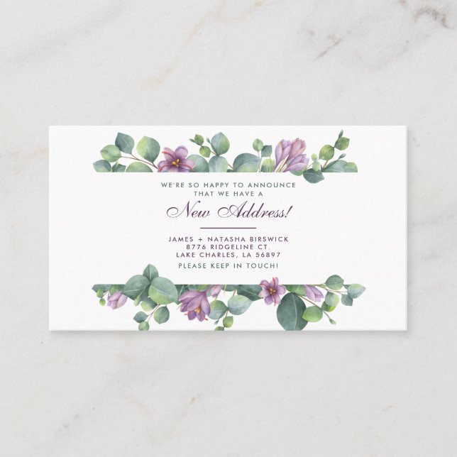 Novo Botânico doméstico, movemos o anúncio do Euca (Frente)