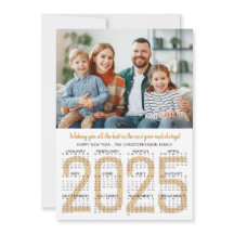 Novo Calendário 2025 Uma Foto