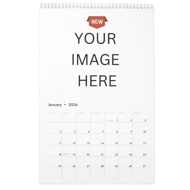 NOVO! Calendário - Estados Unidos - Inglês - Feria (Jan 2026)