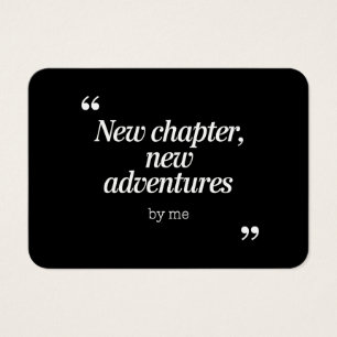 Novo capítulo, Design de novas aventuras por mim
