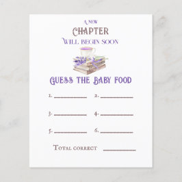 Novo capítulo Iniciar Livro Adivinhar Jogo do Chá