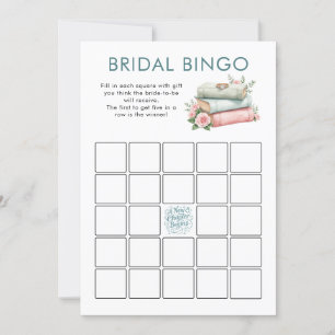 Novo Capítulo Livros Bingo - Cartão de Jogo de Chá