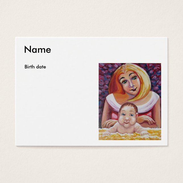 Novo cartão com fotos para bebês (Frente)