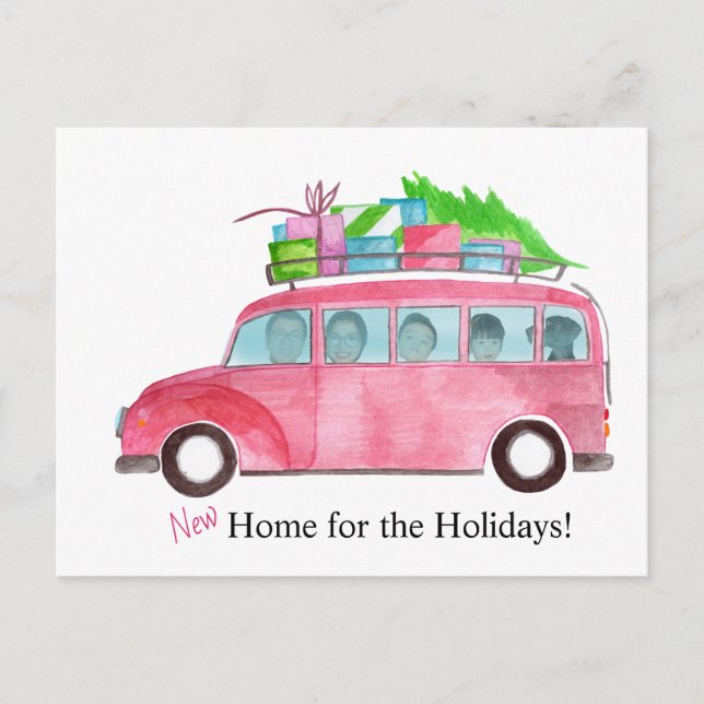 Novo cartão com fotos personalizável Home (Frente)