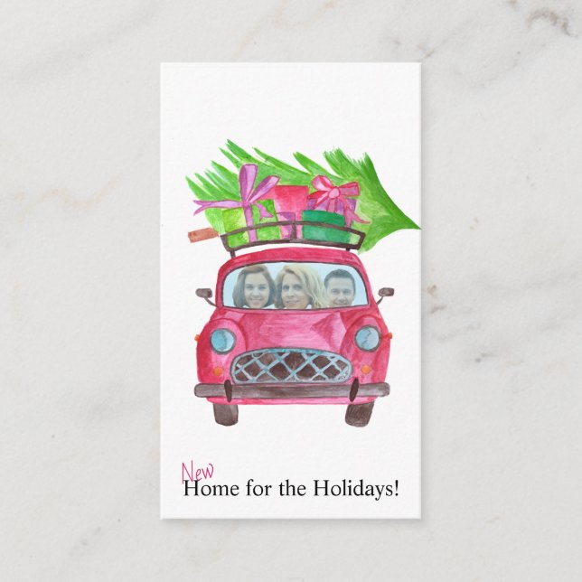 Novo cartão com fotos personalizável Home (Frente)