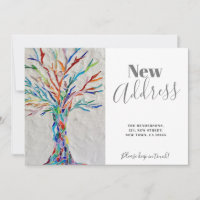 Novo Cartão de Anúncio de Movimentação de Endereço