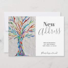 Novo Cartão de Anúncio de Movimentação de Endereço