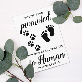 Novo Cartão de Aviso de Gravidez para Avós