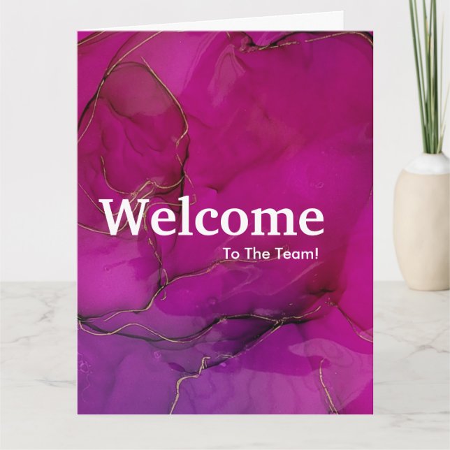 Novo Cartão de Boas-vindas do Funcionário (Frente)