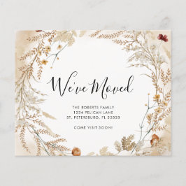 Novo Cartão de Movimentação de Folhagem de Flor Se