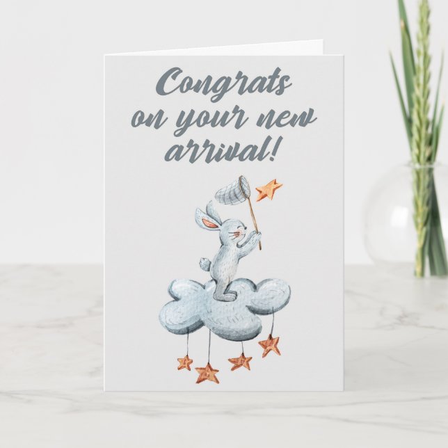 Novo Cartão de Parabéns para Bebês (Frente)