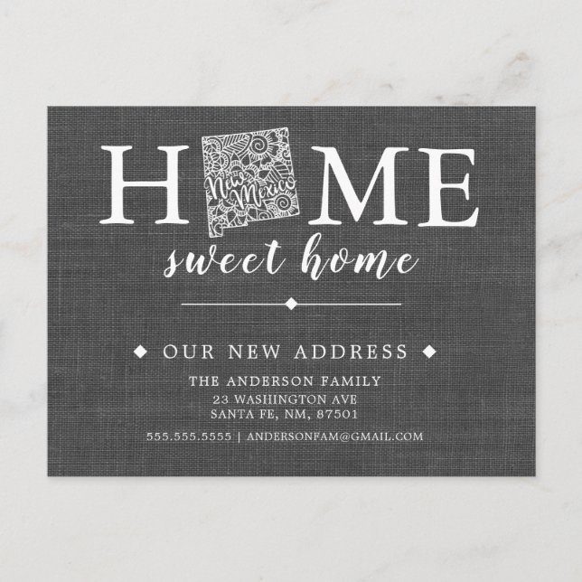 NOVO Cartão de Posto de Anúncio de Movimentação do (Frente)