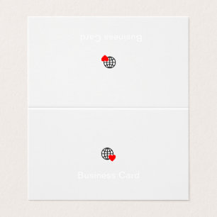 Novo Cartão de visita de personalização do logotip