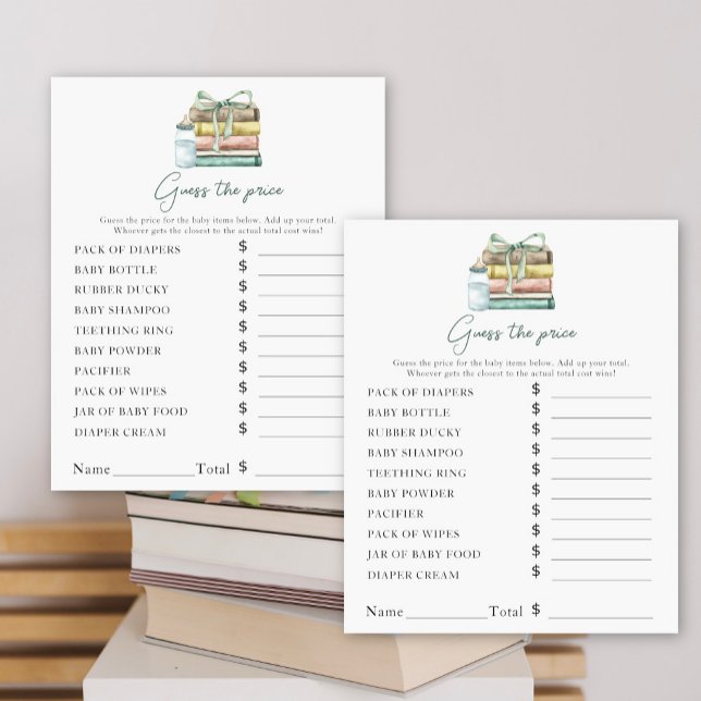 Novo Chá de fraldas de Capítulo - Jogo de Adivinha (Criador carregado)