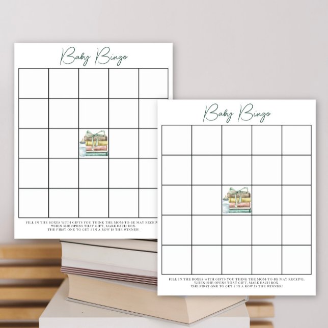 Novo Chá de fraldas do Capítulo - Jogo Bingo (Criador carregado)