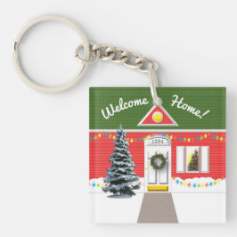 Novo Chaveiro de Natal de Boas-vindas do Realtor