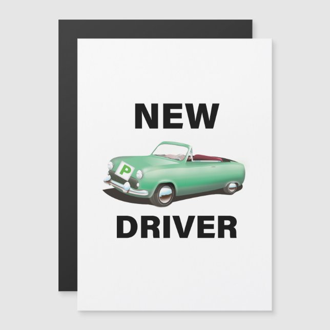 Novo condutor de automóvel provisório (Frente/Verso)