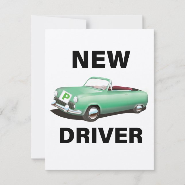 Novo condutor de carro provisório (Frente)