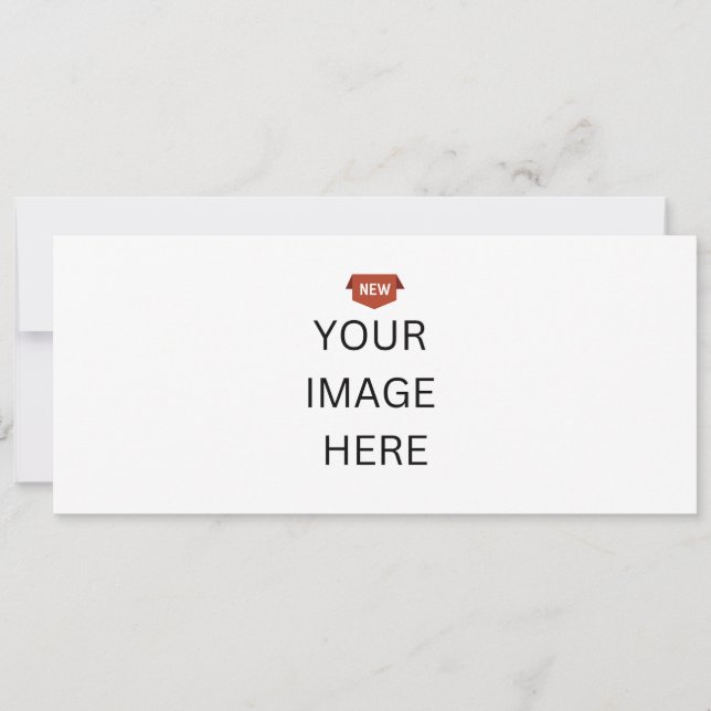 NOVO! Convite - 10,2 cm x 23,5 cm - Personalizado (Frente)