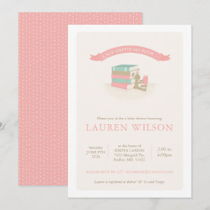 Novo Convite para Chás de fraldas de Capítulo - ro