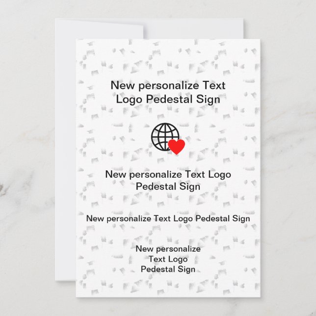 Novo Convite Plano Personalize o seu próprio (Frente)